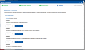 Analisi dei Rischi - RiskMeter - Domande