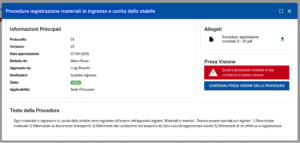 Analisi dei Rischi - RiskMeter - Procedure